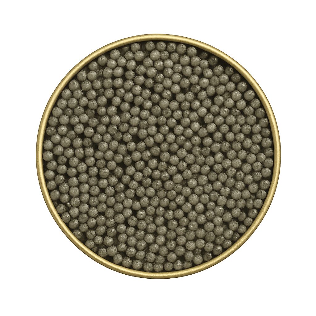 Une belle boite de caviar prêt à déguster 