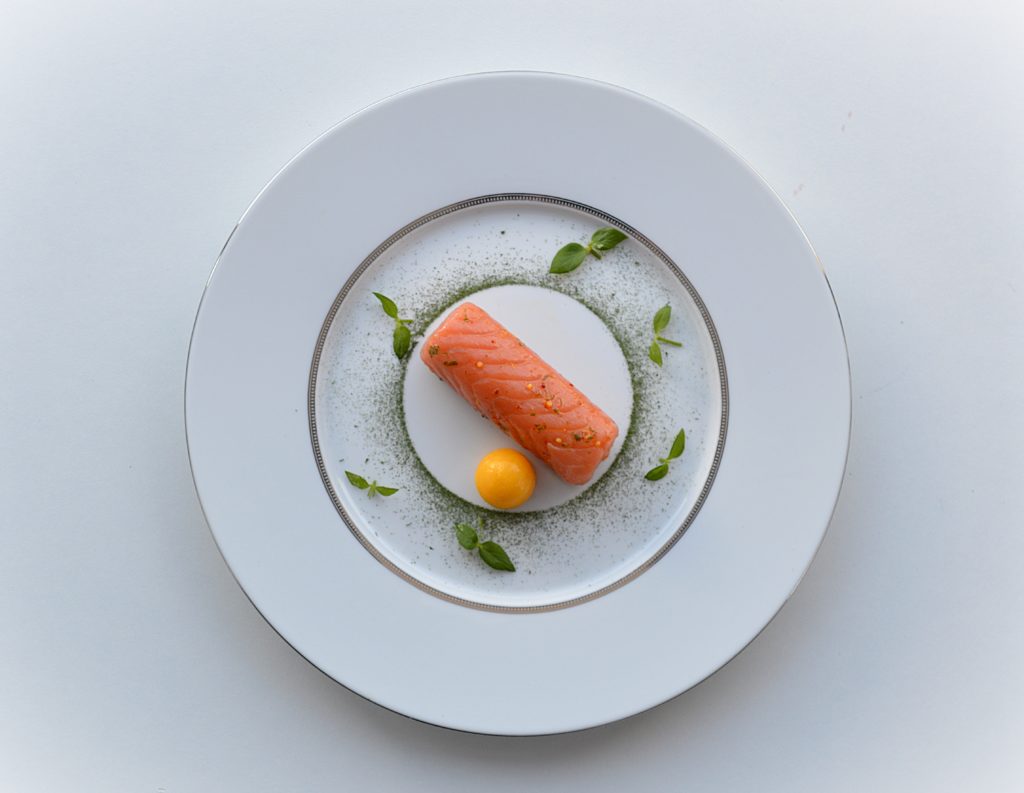 Saumon confit aux épices douces